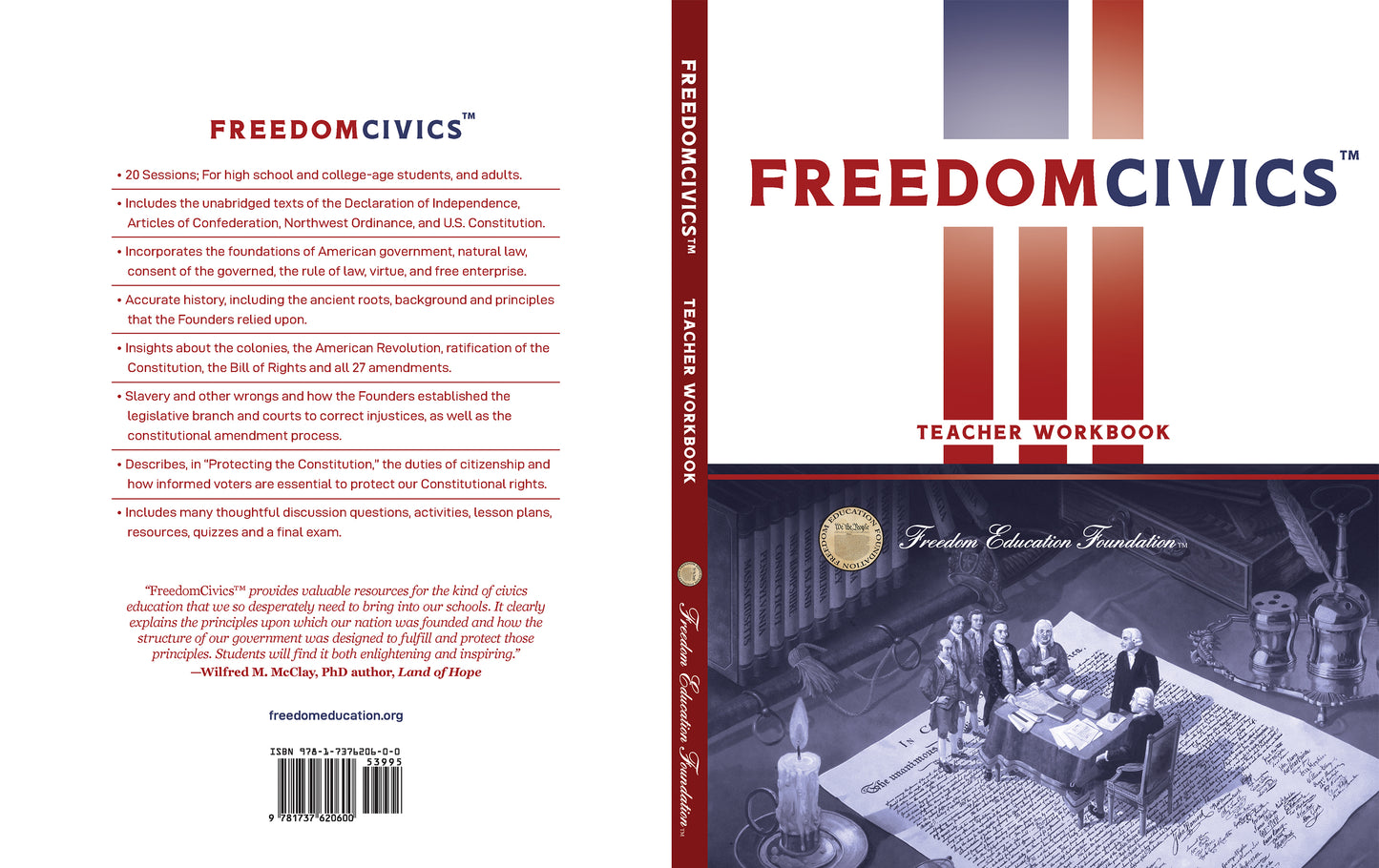 FreedomCivics® Teacher book - Foundations of American Government